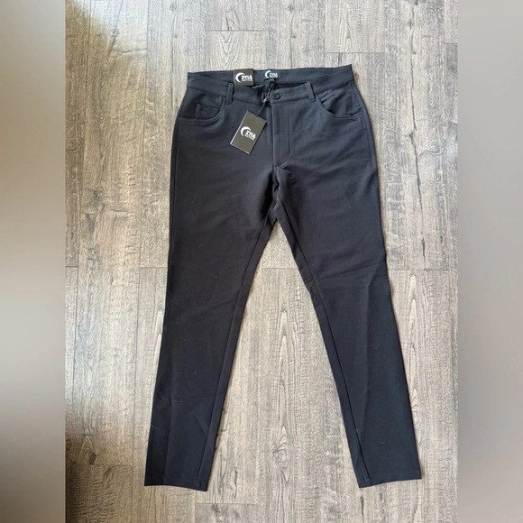 Zyia Men's Black Office Chinos NWT - Picture 11 of 12